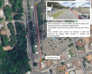 Av. Fernandes Lima terá interdição parcial para obra da BRK a partir desta segunda